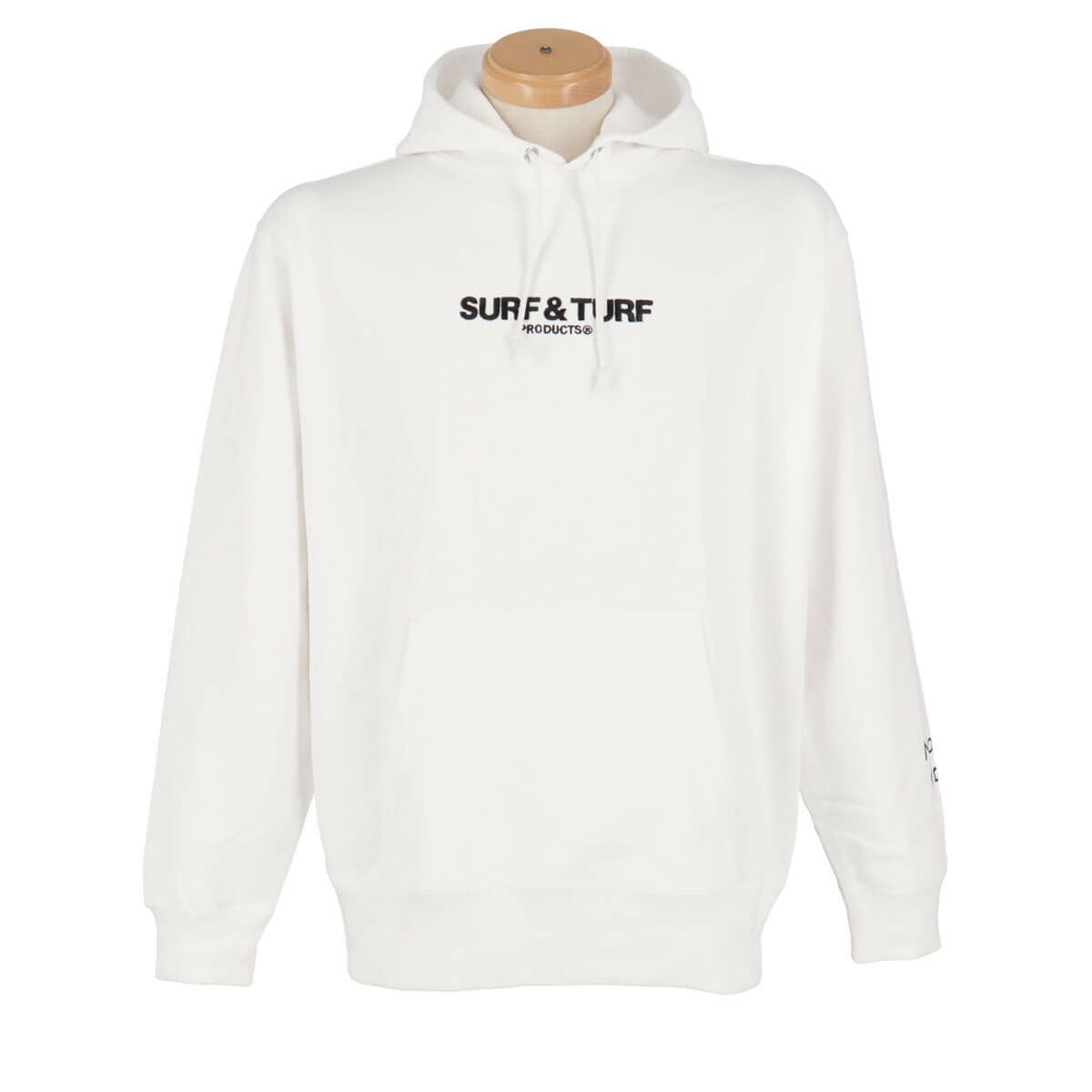 サーフ＆ターフ SURF＆TURF　メンズ サーフ&ターフ マーティーゴルフ コラボ パーカー　2024年モデル ホワイト（WH）