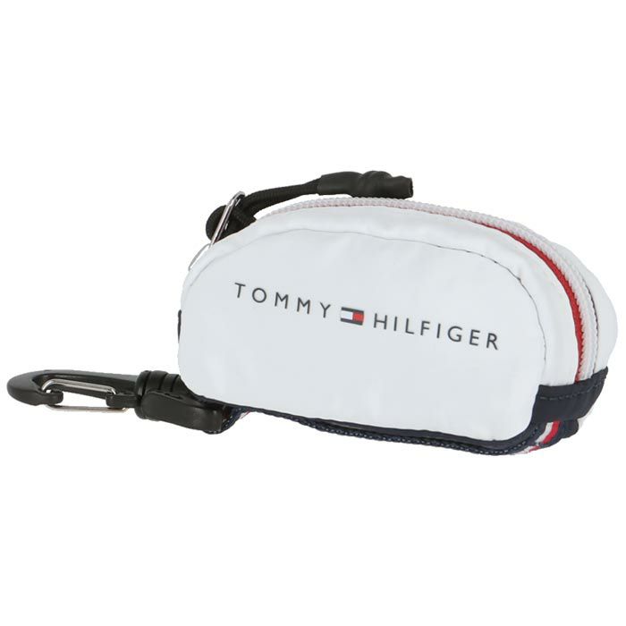 トミー ヒルフィガー ゴルフ　エッセンシャル ボールポーチ THMG4FE6 00 ホワイト　2024年モデル ホワイト（00）