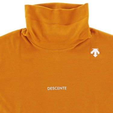 デサントゴルフ DESCENTE GOLF　メンズ ロゴプリント 起毛素材 ストレッチ 長袖 タートルネックシャツ DG4FLS09M　2024年モデル 詳細4