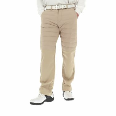 デサントゴルフ DESCENTE GOLF　メンズ 撥水 防風 生地切替 ストレッチ ハイブリッド ダウン ロングパンツ DG4FDP01M　2024年モデル [裾上げ対応1●] ベージュ（BG00）