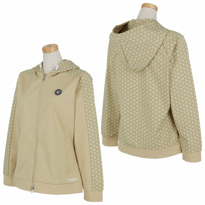 テーラーメイド TaylorMade　レディース 撥水 防風 生地切替 ストレッチ 長袖 フルジップ フーディー UN423　2024年モデル 詳細4