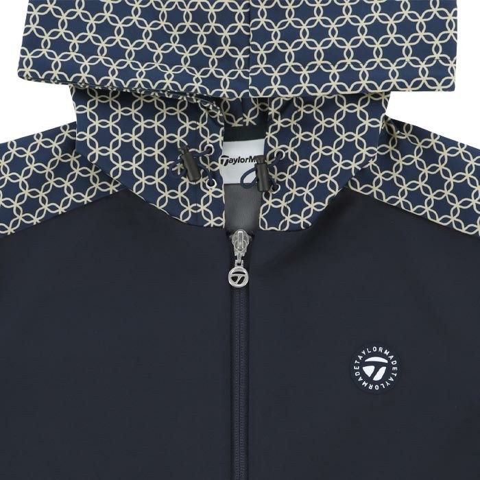 テーラーメイド TaylorMade　レディース 撥水 防風 生地切替 ストレッチ 長袖 フルジップ フーディー UN423　2024年モデル 詳細5