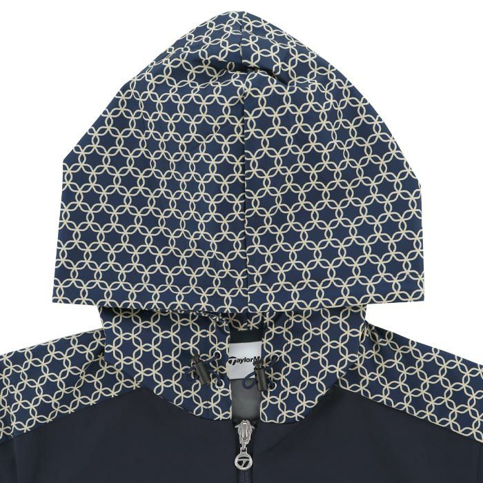 テーラーメイド TaylorMade　レディース 撥水 防風 生地切替 ストレッチ 長袖 フルジップ フーディー UN423　2024年モデル 詳細6