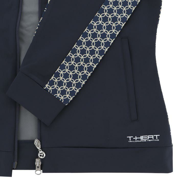 テーラーメイド TaylorMade　レディース 撥水 防風 生地切替 ストレッチ 長袖 フルジップ フーディー UN423　2024年モデル 詳細7