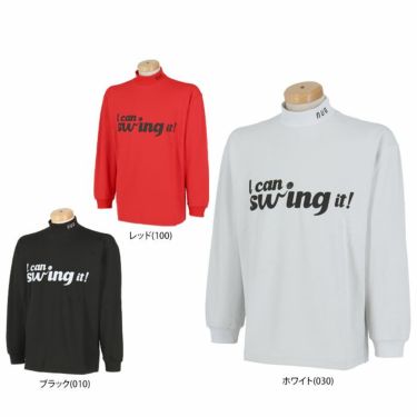 ナノ・ユニバース　メンズ メッセージプリント ストレッチ 長袖 モックネックシャツ 030-4266105　2024年モデル 詳細1