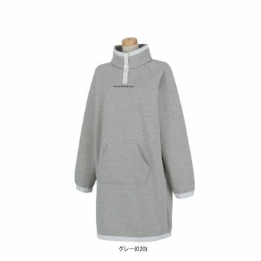 ナノ・ユニバース　レディース ロゴ刺繍 裏起毛 スウェット 長袖 ワンピース 045-4224602　2024年モデル 詳細1