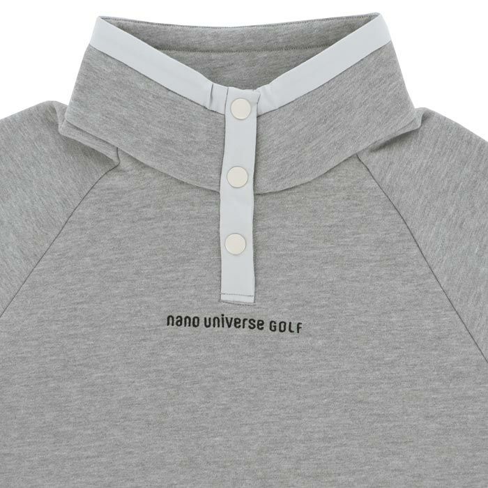 ナノ・ユニバース　レディース ロゴ刺繍 裏起毛 スウェット 長袖 ワンピース 045-4224602　2024年モデル 詳細4