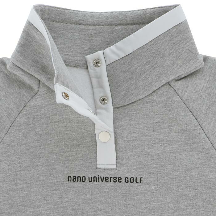 ナノ・ユニバース　レディース ロゴ刺繍 裏起毛 スウェット 長袖 ワンピース 045-4224602　2024年モデル 詳細5