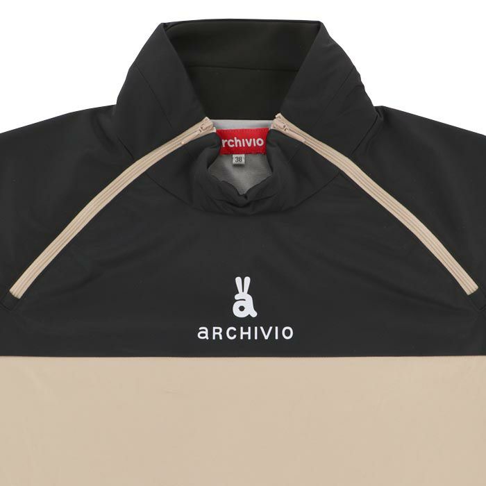 アルチビオ archivio　レディース 撥水 カラーブロック 長袖 ハイネック プルオーバー ブルゾン A419015　2024年モデル 詳細3