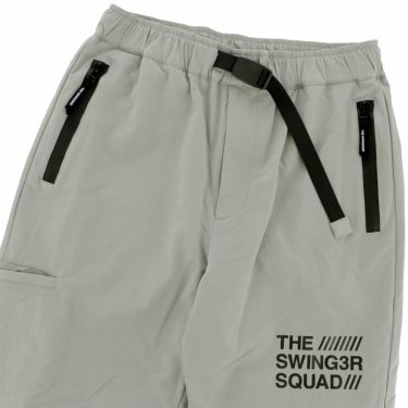 ザ スウィンガー THE SWINGGGR　メンズ ロゴプリント メッシュ裏地 ストレッチ ロングパンツ 1124-SWG-PT002　2024年モデル 詳細3