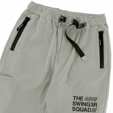 ザ スウィンガー THE SWINGGGR　メンズ ロゴプリント メッシュ裏地 ストレッチ ロングパンツ 1124-SWG-PT002　2024年モデル 詳細4