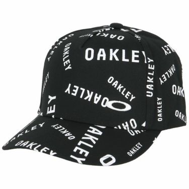 オークリー OAKLEY　メンズ LOGO CAP FA 24.0 ロゴプリント キャップ FOS901892 02E ブラックアウト　2024年モデル ブラックアウト（02E）