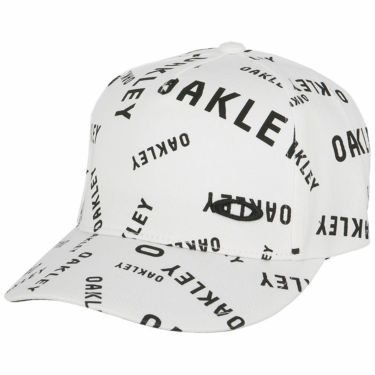 オークリー OAKLEY　メンズ LOGO CAP FA 24.0 ロゴプリント キャップ FOS901892 100 ホワイト　2024年モデル ホワイト（100）