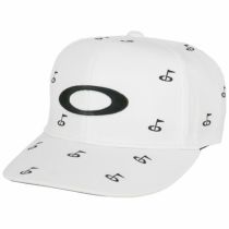 オークリー OAKLEY　メンズ OVERLAP CAP FA 24.0 ゴルフモチーフ刺繍 飛び柄 キャップ FOS901893 100 ホワイト　2024年モデル