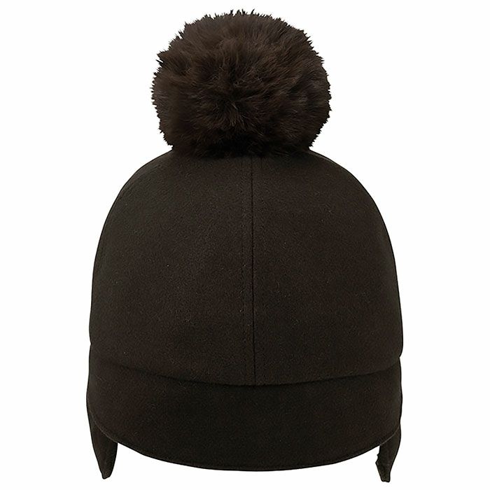 テーラーメイド TaylorMade　レディース ポンポン付き イヤーウォーム一体型 キャップ UN301 U26592 チョコレート　2024年モデル 詳細2