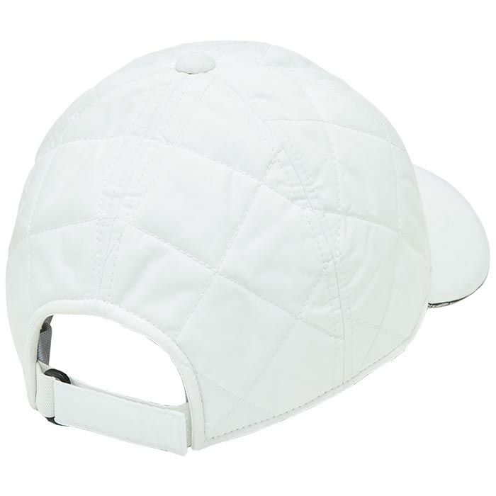 キャロウェイ Callaway　メンズ ダイヤ柄 キルティング キャップ C24291110 1030 ホワイト　2024年モデル 詳細1