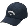 キャロウェイ Callaway　メンズ ダイヤ柄 キルティング キャップ C24291110 1120 ネイビー　2024年モデル ネイビー（1120）