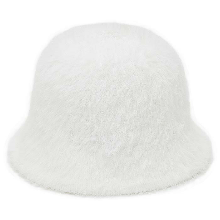 キャロウェイ Callaway　レディース モヘア風ニット バケットハット C24291214 1030 ホワイト　2024年モデル 詳細1