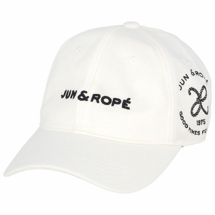 ジュン アンド ロペ JUN ＆ ROPE　レディース ロープエンブレム刺繍 キャップ ERU34000 10 ホワイト　2024年モデル ホワイト（10）