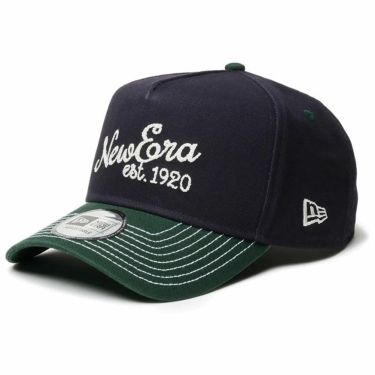 ニューエラ NEW ERA　キャップ 9FORTY A-Frame 2-Tone Duck Canvas 14307505 ネイビー/ダークグリーン　2024年モデル ネイビー/グリーン（14307505）