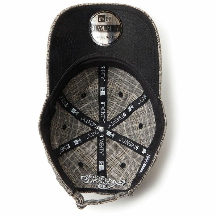 ニューエラ NEW ERA　キャップ 9TWENTY Glitter Glen Check 14307640 グレー　2024年モデル 詳細2