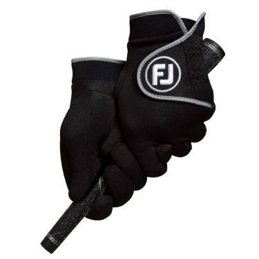 フットジョイ FootJoy　メンズ ウェザーグリップ エクストリーム 2024年モデル 両手用 FGWX24 BG ブラック×グレー 詳細1