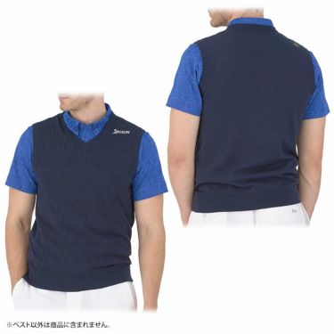スリクソン SRIXON　メンズ Vネック ニットベスト RGMXJL80　2024年モデル 詳細2