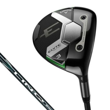 キャロウェイ　ELYTE MAX-FAST エリート マックスファスト メンズ フェアウェイウッド　LIN-Q GREEN 40 for Callaway シャフト　2025年モデル 詳細1