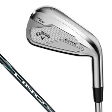 キャロウェイ　ELYTE MAX-FAST エリート マックスファスト メンズ アイアン　5本セット　LIN-Q GREEN 40 for Callaway カーボンシャフト　2025年モデル 詳細1