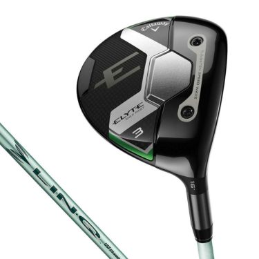 キャロウェイ　ELYTE MAX-FAST エリート マックスファスト レディース フェアウェイウッド　LIN-Q GREEN 40 for Callaway シャフト　2025年モデル 詳細1