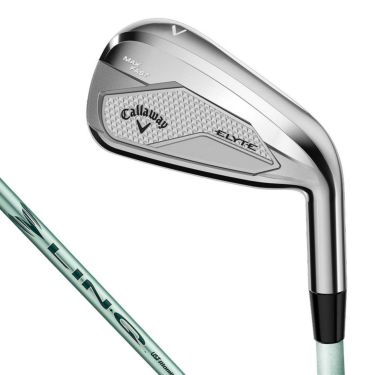 キャロウェイ　ELYTE MAX-FAST エリート マックスファスト レディース アイアン　5本セット（＃7～9、PW、SW）　LIN-Q GREEN 40 for Callaway シャフト　2025年モデル 詳細1