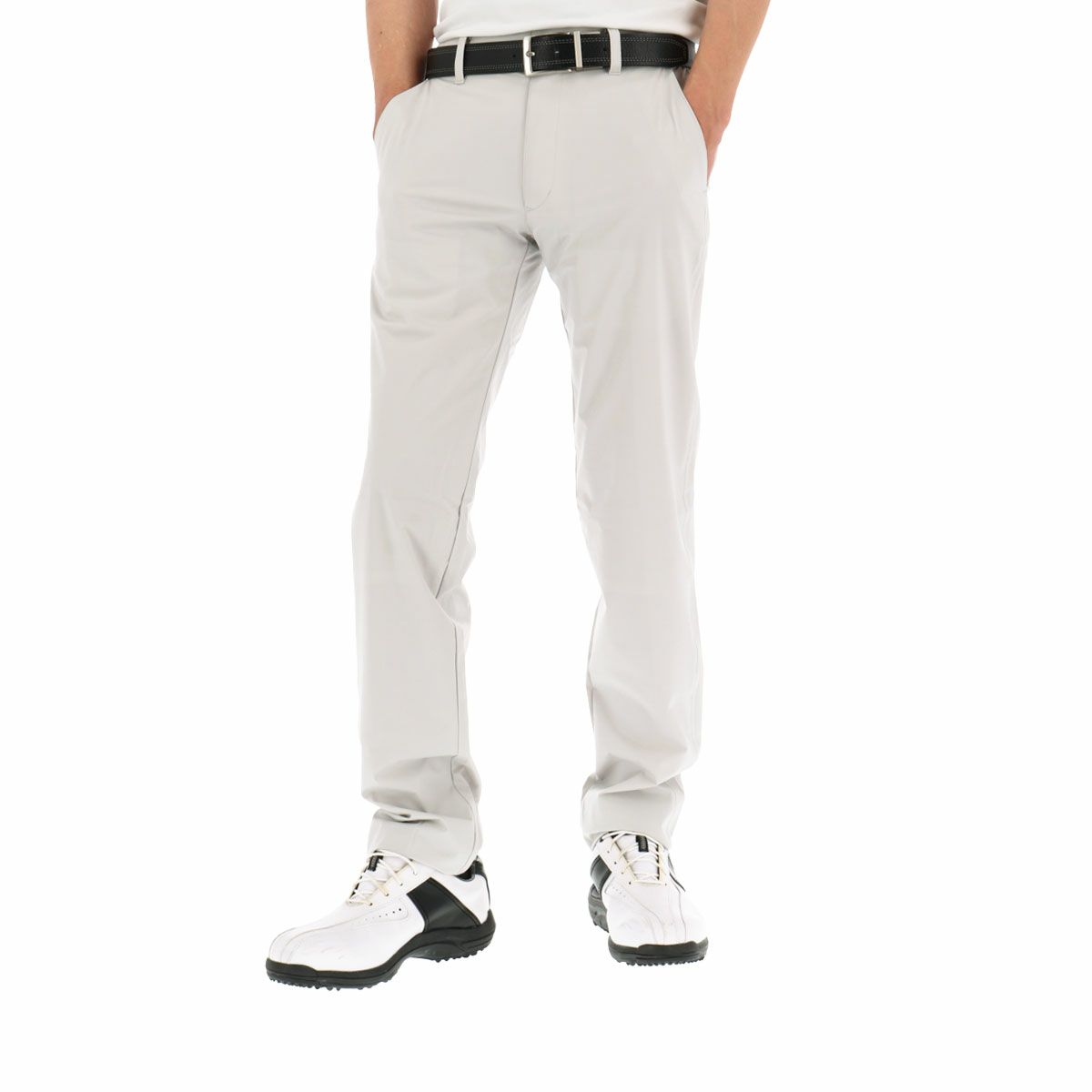 タイトリスト Titleist　メンズ 防水 撥水 ストレッチ ロングパンツ TLPMP160J　2024年モデル ライトグレー（08）