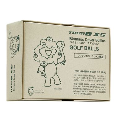 ブリヂストン　ツアーB XS 2024年モデル ゴルフボール 1ダース（12球入り）　エキスポ2025 バイオマスカバーエディション EXPO2025（ホワイト）
