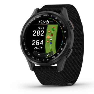 Garmin ガーミン　Approach S50 010-03010 20 ブラック AMOLEDディスプレイ Suica対応　2025年モデル 詳細3