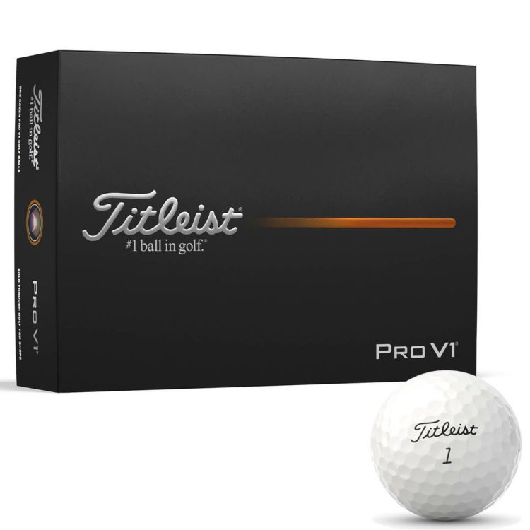 Titleist Pro V1 　2025　ゴルフボール12球入り(2箱) タイトリスト プロV1 2025年モデル ゴルフボール 1ダース（12球入り