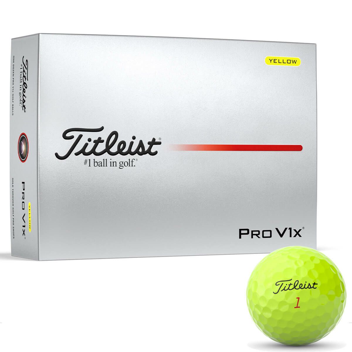 タイトリスト プロV1x 2025年モデル ゴルフボール 1ダース（12球入り