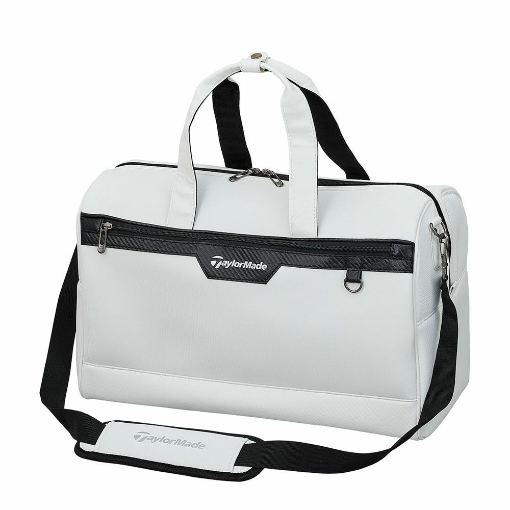 テーラーメイド　オーステック メンズ ボストンバッグ UN726 M13508 ホワイト　2025年モデル 詳細1
