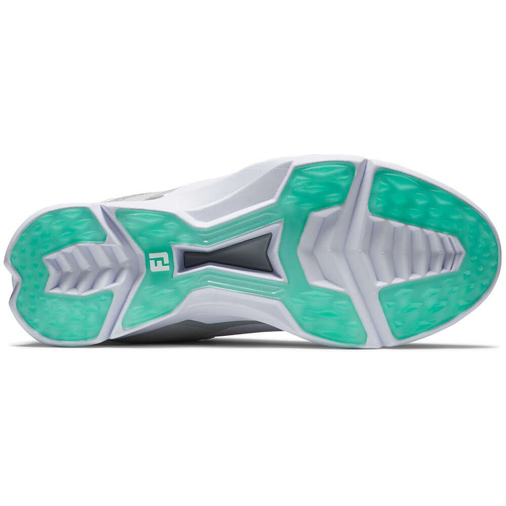 フットジョイ　フューエル ボア 2025年モデル レディース スパイクレス ゴルフシューズ 91292 ホワイト/グレー 詳細5