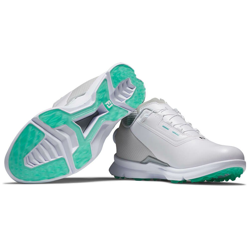 フットジョイ　フューエル ボア 2025年モデル レディース スパイクレス ゴルフシューズ 91292 ホワイト/グレー 詳細6