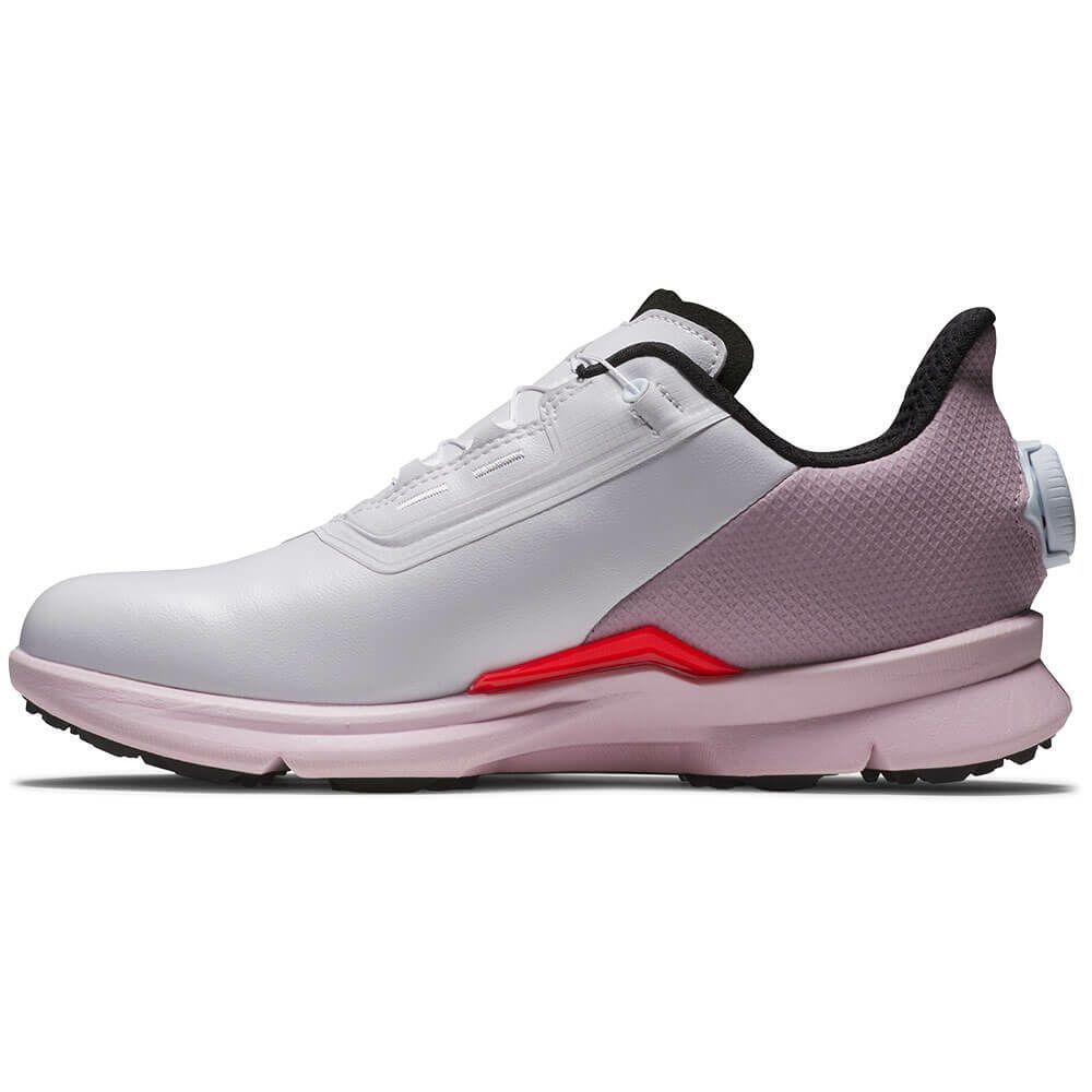 フットジョイ　フューエル ボア 2025年モデル レディース スパイクレス ゴルフシューズ 93792 ホワイト/ピンク 詳細4