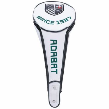 アダバット adabat　ドライバー用　メンズ ヘッドカバー ABH435 WG ホワイト/グリーン　2025年モデル 詳細1