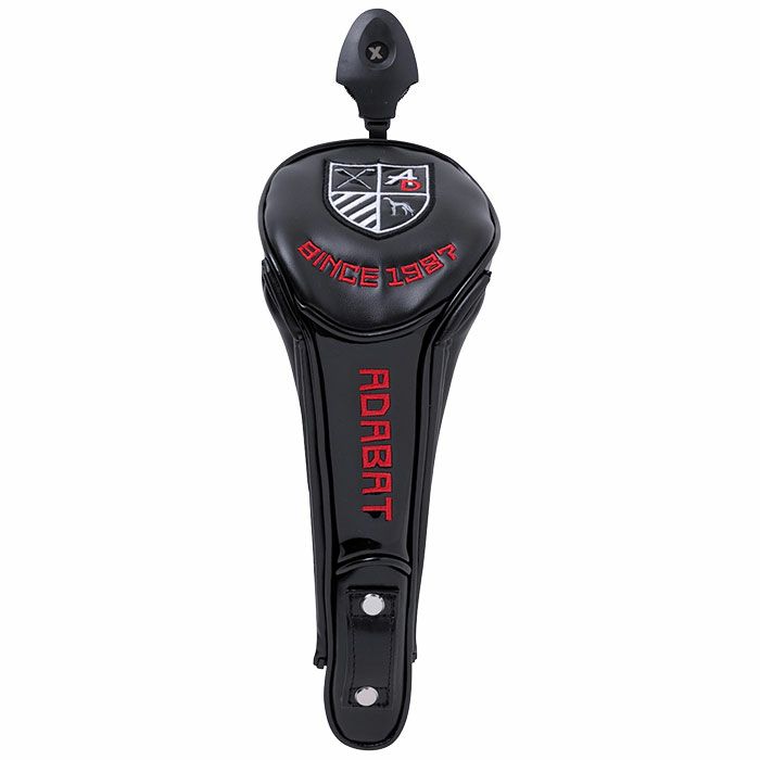 アダバット adabat　ユーティリティ用　メンズ ヘッドカバー ABU435 BK ブラック　2025年モデル ブラック