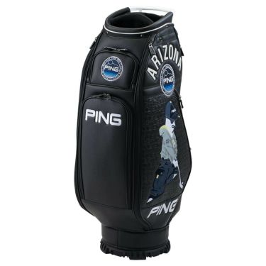 ピン PING　Mr.PING ストリートカジュアル キャディバッグ CB-N2502 38303-02 BLACK　2025年モデル 詳細2