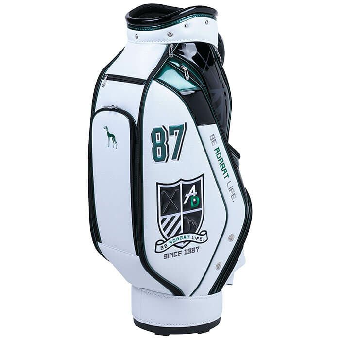 アダバット adabat　フラッグシップモデル メンズ キャディバッグ ABC432 WG ホワイト/グリーン　2025年モデル　商品詳細1