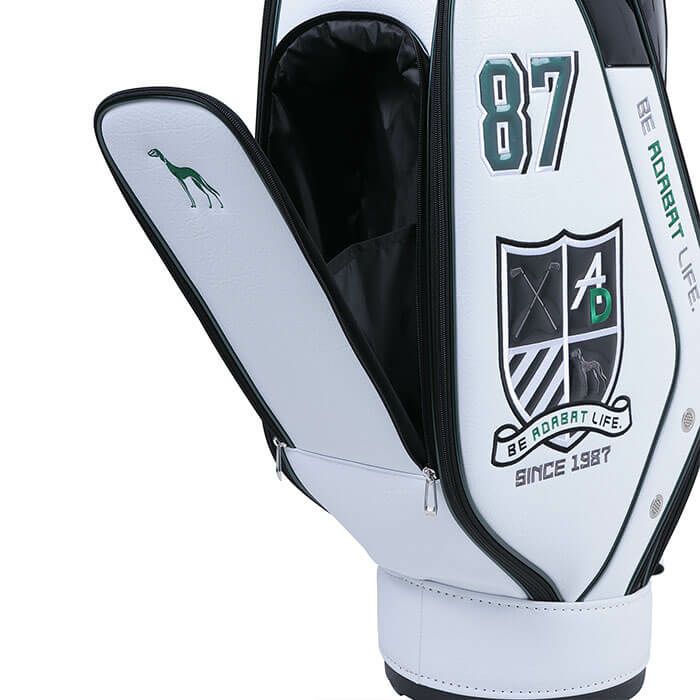 アダバット adabat　フラッグシップモデル メンズ キャディバッグ ABC432 WG ホワイト/グリーン　2025年モデル　商品詳細2
