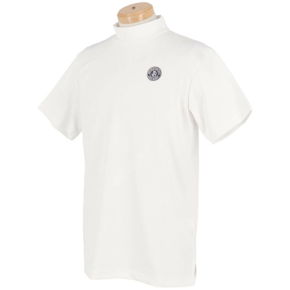 ジャックバニー Jack Bunny!!　メンズ ロゴジャガード 半袖 モックネックシャツ 262-5167113　2025年モデル 詳細3