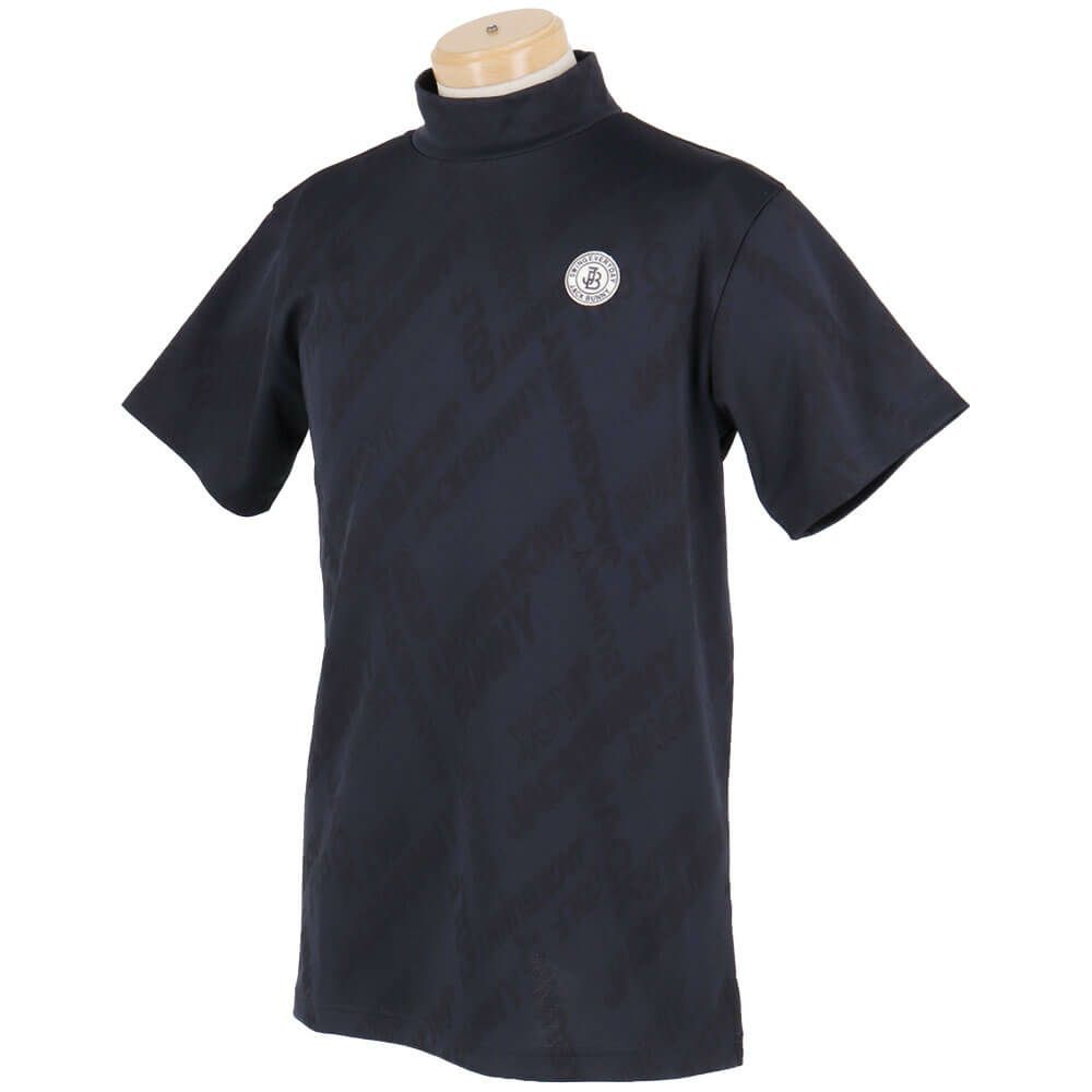 ジャックバニー Jack Bunny!!　メンズ ロゴジャガード 半袖 モックネックシャツ 262-5167113　2025年モデル 詳細7