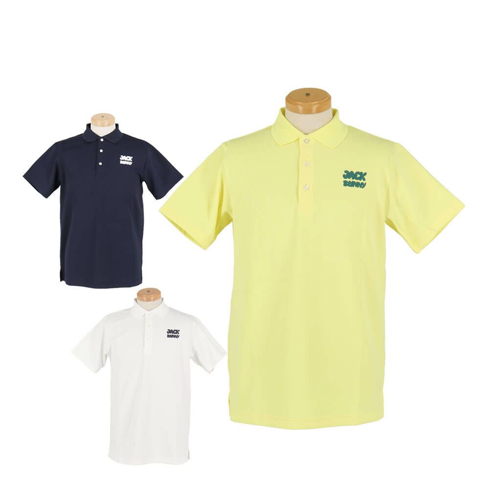 ジャックバニー Jack Bunny!!　メンズ ブリスターメッシュ 半袖 ポロシャツ 262-5160101　2025年モデル 詳細1