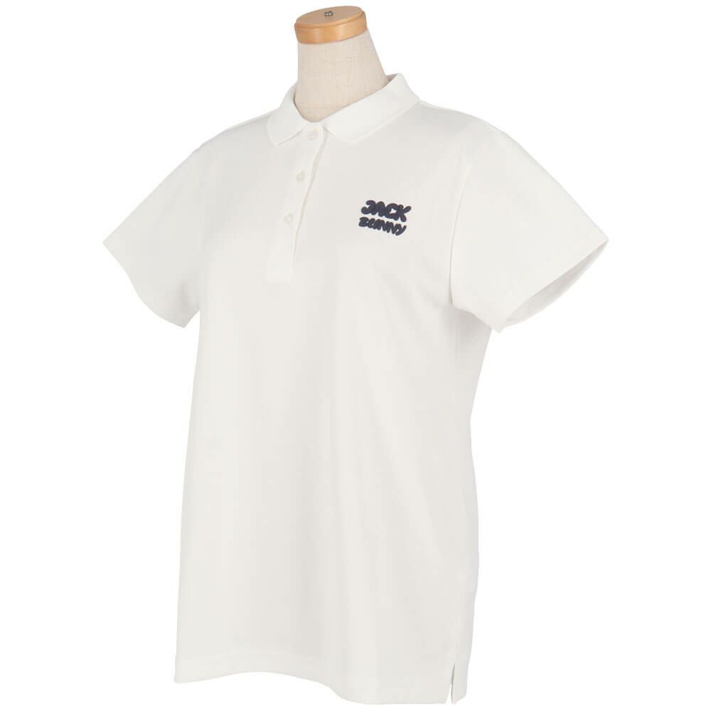 ジャックバニー Jack Bunny!!　レディース ブリスターメッシュ 半袖 ポロシャツ 263-5160102　2025年モデル 詳細3