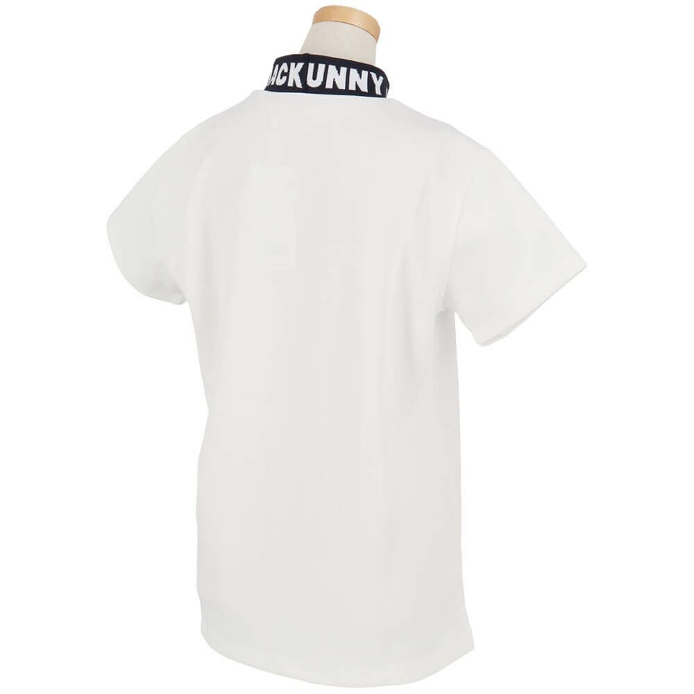 ジャックバニー Jack Bunny!!　レディース ダブルフェイスカノコ 半袖 モックネックシャツ 263-5167112　2025年モデル 詳細2